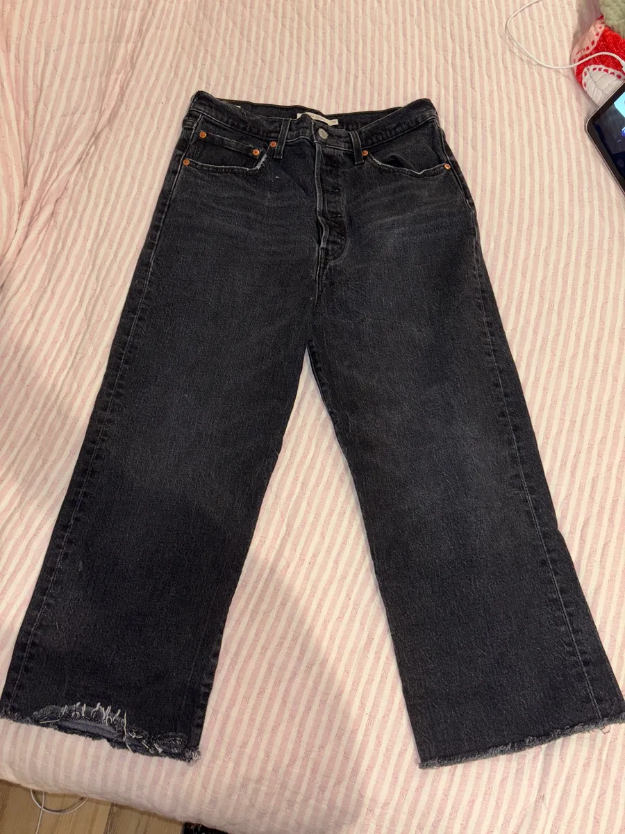 Levi’s Ribcage Straight Jeans Black