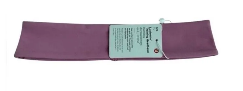 Lululemon Womens Luxtreme Training Headband Pink Frosting