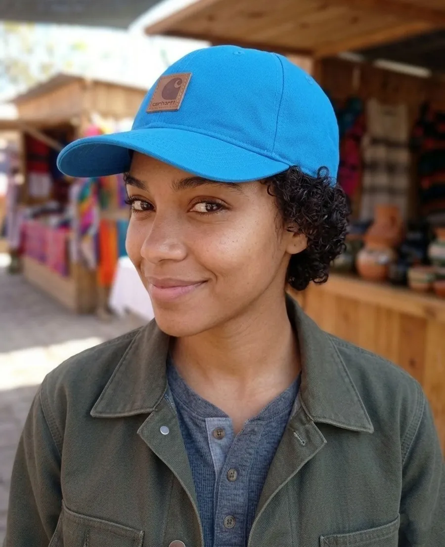 Carhartt Odessa Cap Hat Blue AH0289 Canvas Force FastDry Adjustable Unisex