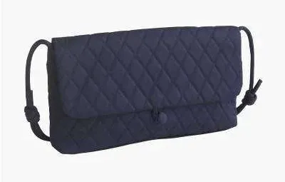 Vera Bradley Andover Shoulder Bag Womens OS Peacoat Navy Blue Quilted