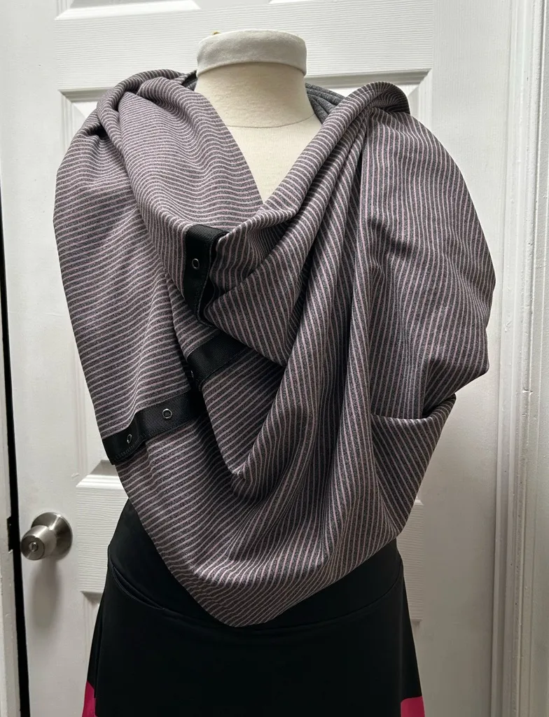 lululemon athletica Striped Lavender and Gray Wrap