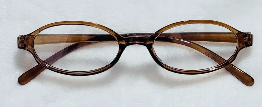 Women Retro Oval Glasses Y2K Japanese and Korean Red Frame Glass Eyewear