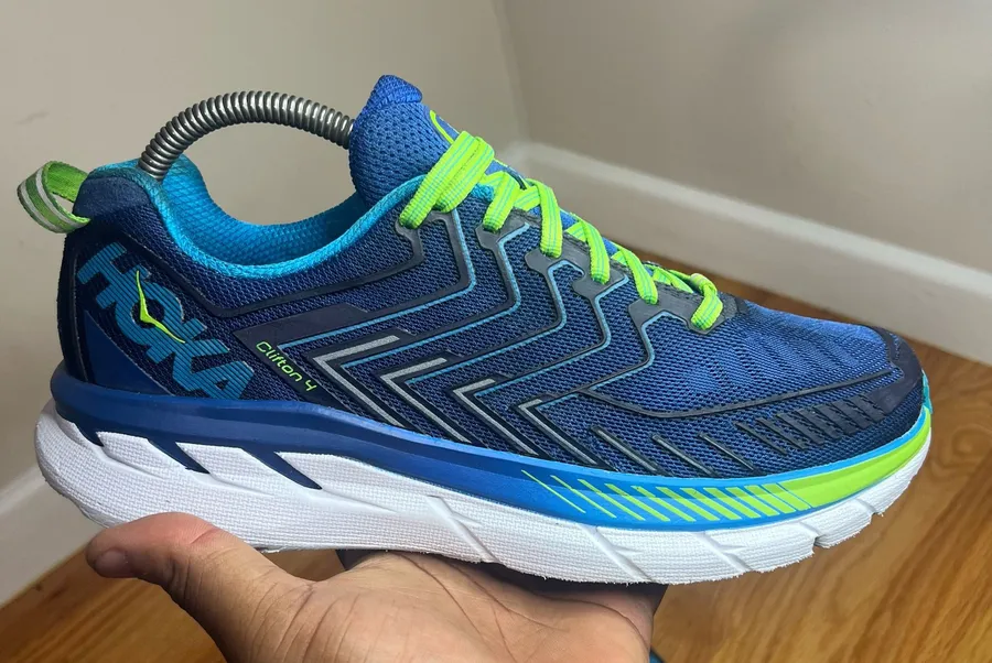 Hoka One Clifton 4 1016723 TBJGR Size 8.5M/10W NO BOX