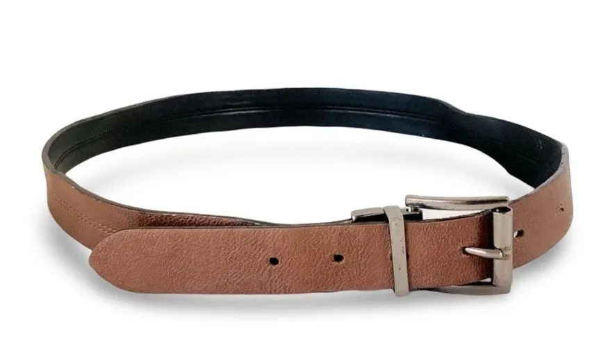 Black/ Brown Reversible Belt Black