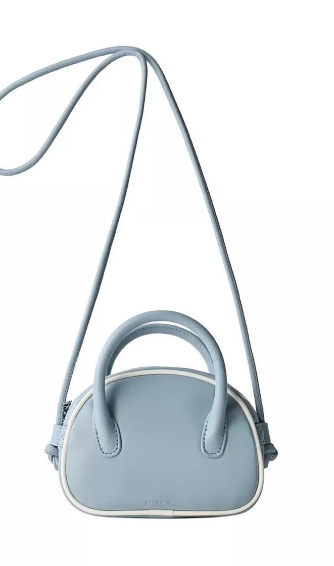 ZARA Mini Crossbody Bag in Light Blue