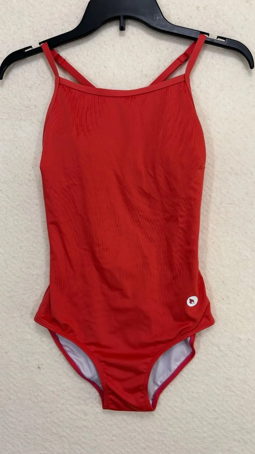 Baleaf Women’s XS Red Cutout One Piece Swimsuit Padded Strappy Back Stretch