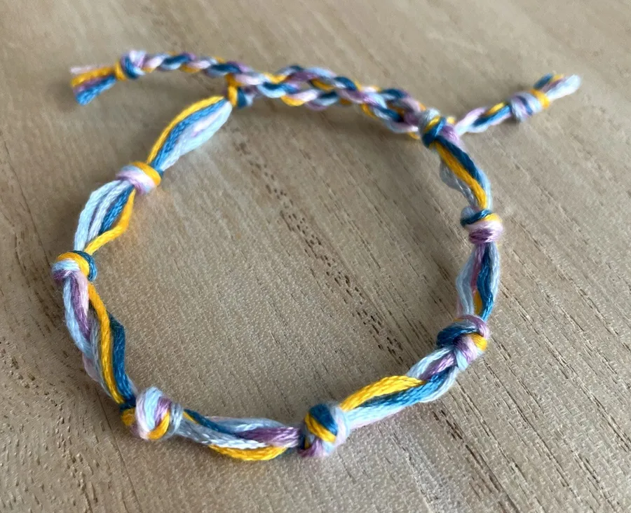 Reese Bracelet anklet trendy comfortable tie embroidery thread woven gift
