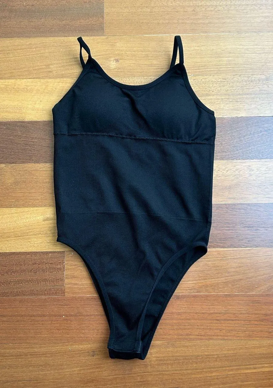 Seamless bodysuit Black Size XS