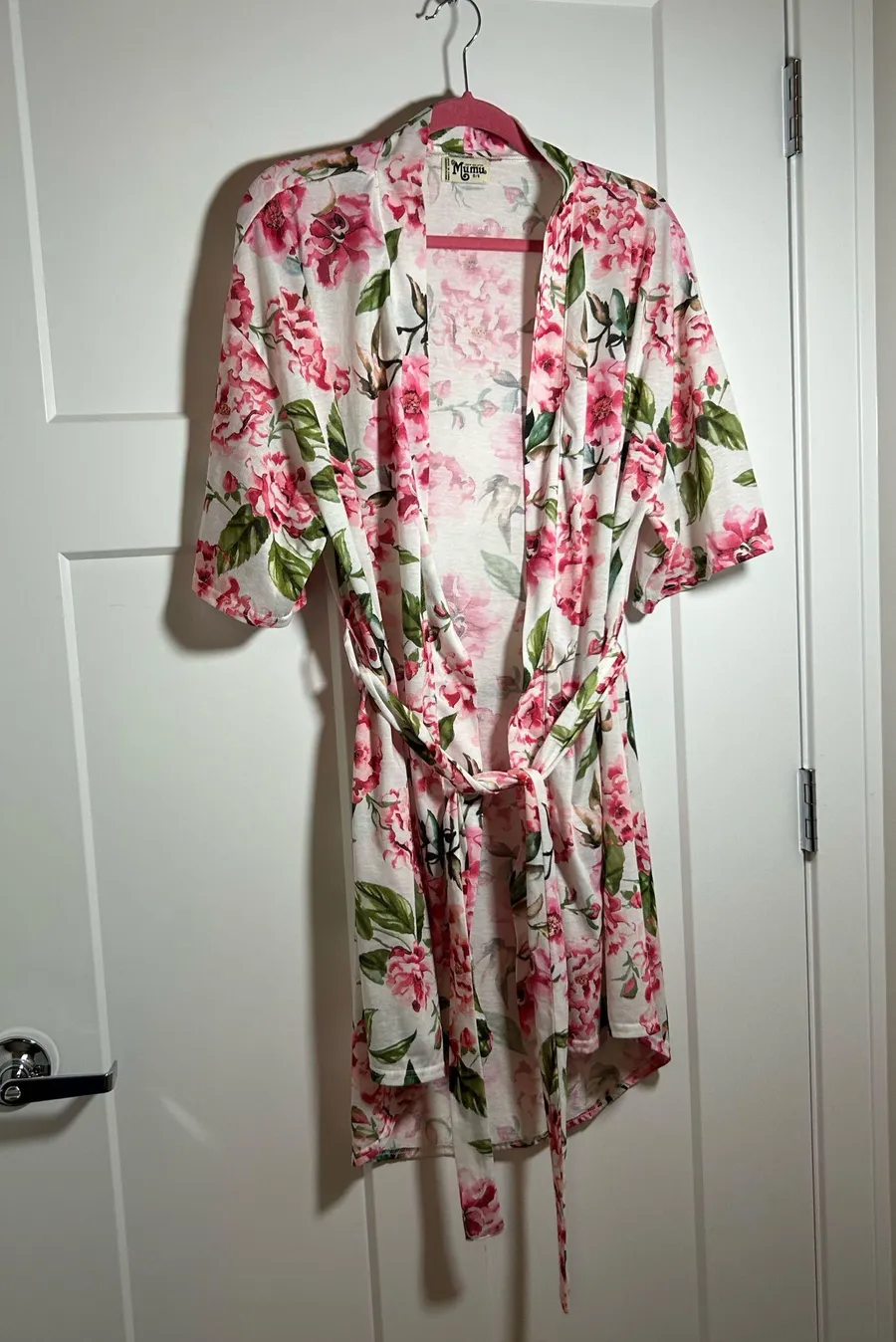 Show me your Mumu floral bridal robe