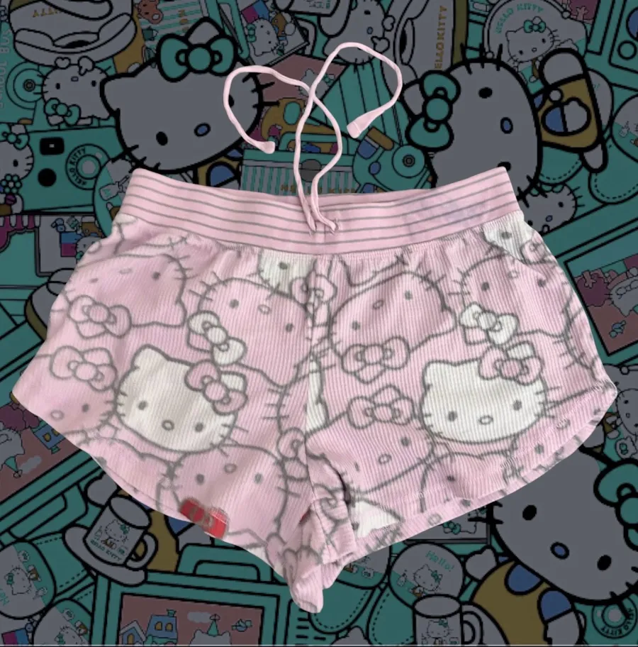 Hello Kitty Sanrio Pink Lounge Shorts Small