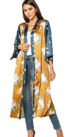 Love Token Chance Floral Kimono Size Small $130