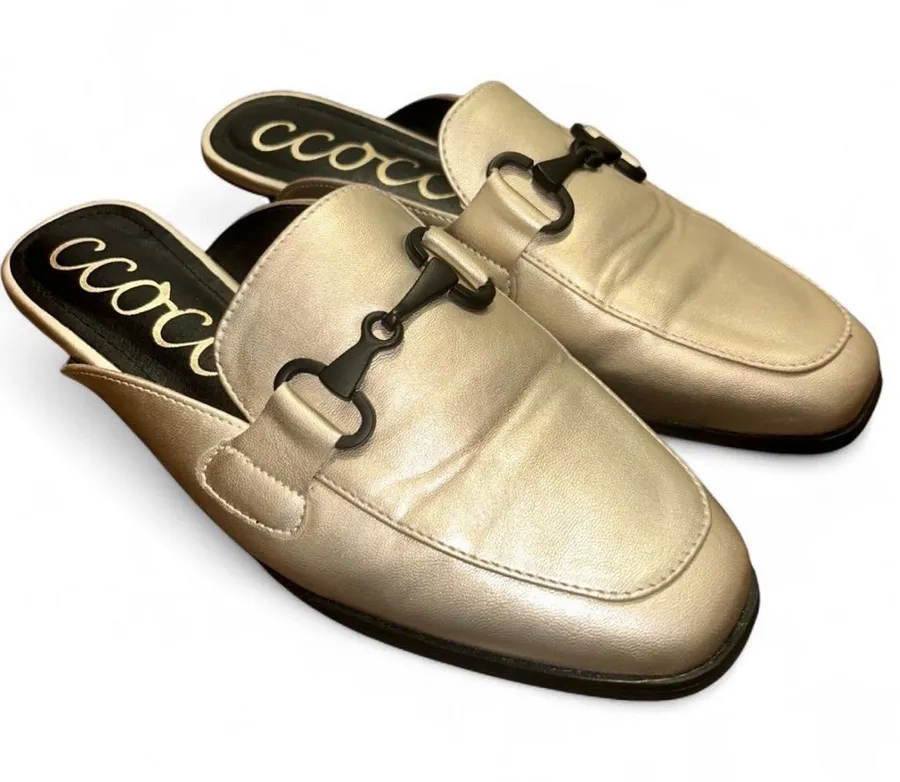 Ccocci Metallic Slip-on Loafers Women’s 8