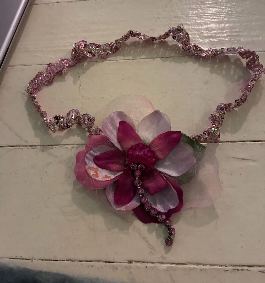 Handmade Sequined Wedding Prom Garter