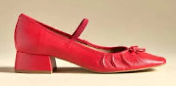 Maeve Red Double Strap Mary Janes Size 10-10.5 A48
