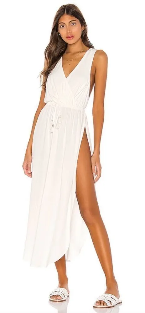 ✨HP✨Zara V Neck Tank Sheer Cover Up✨