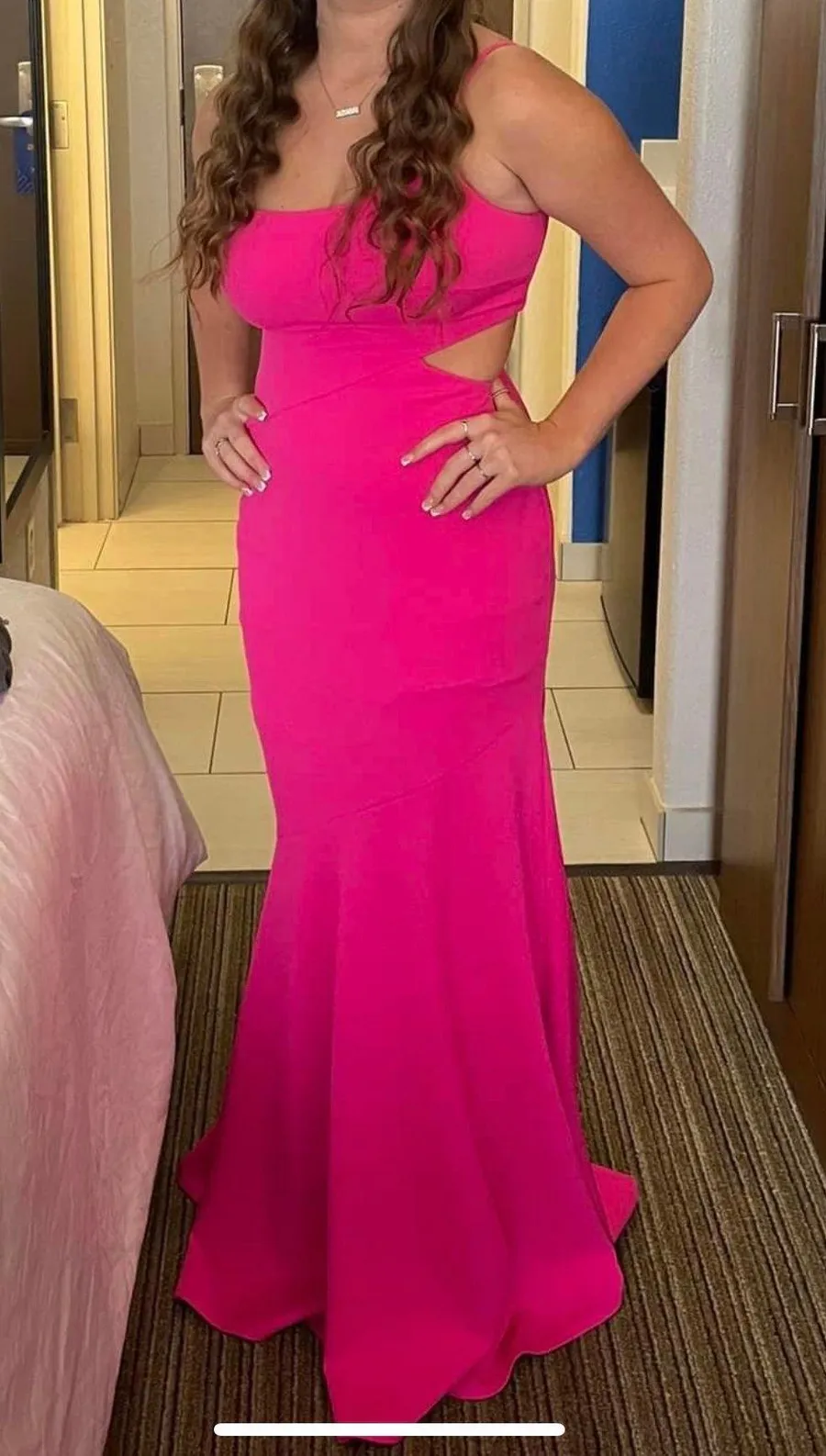 Prom Dress Pink Size 6