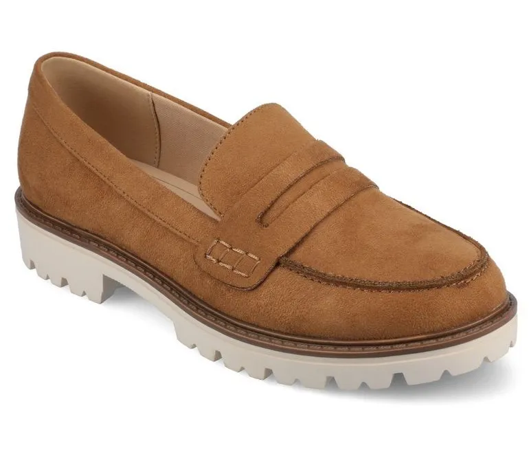 Journee Collection Women's Kenly Lug Sole Loafers- 12M