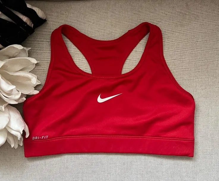 Nike Pro Dri-FIT Red Racerback Sports Bra - Size XS
