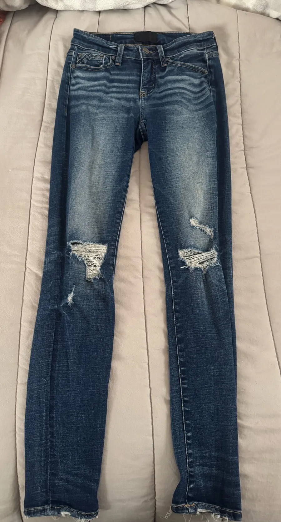 Buckle Black Skinny Jeans