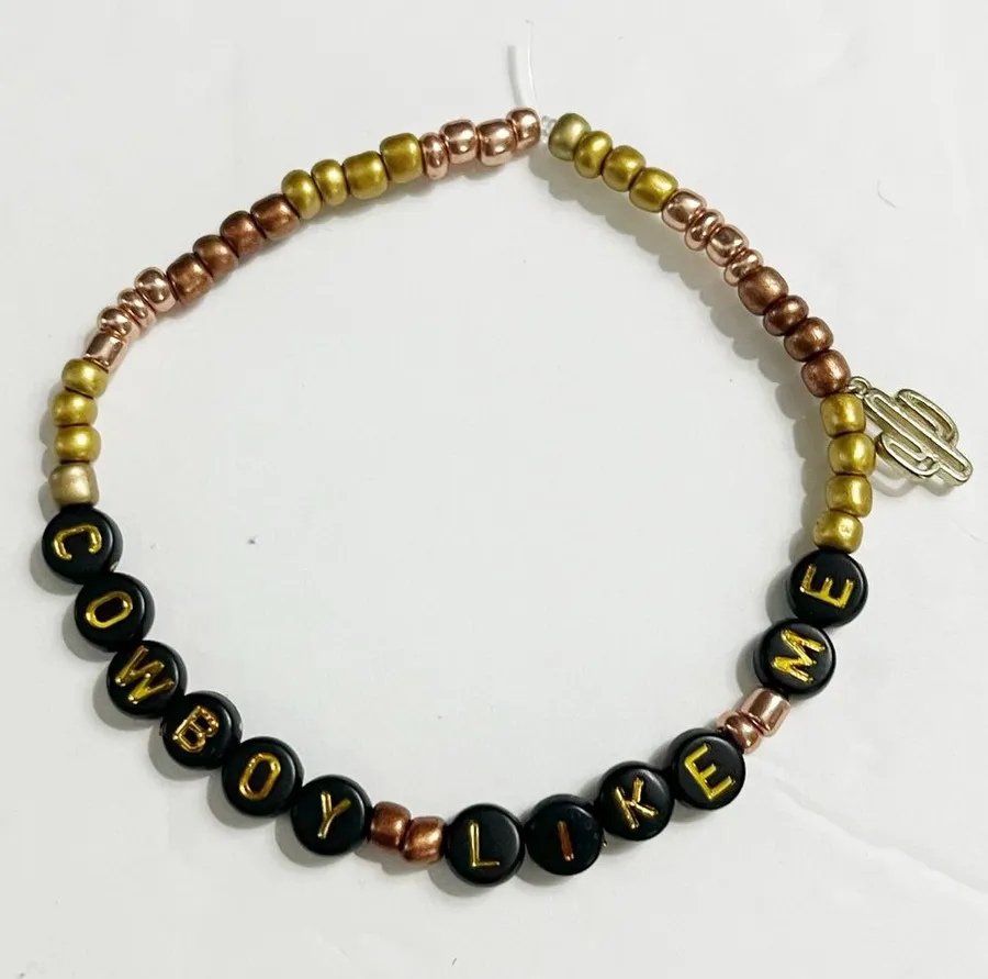 Taylor Swift Eras Tour Friendship Bracelet Cowboy Like Me Evermore
