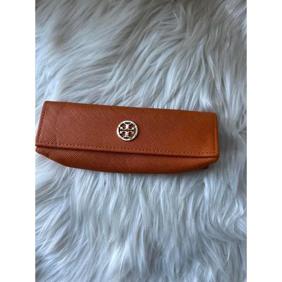 Stylish Tory Burch Eyewear Case - Burnt Orange