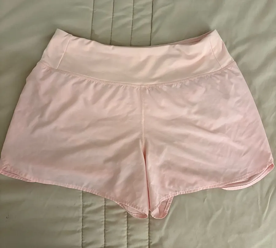 Lululemon Pink HR Speed Up Shorts 4”