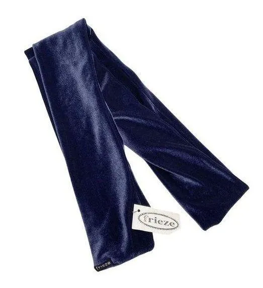 NWT Frieze Indigo Velour Scarf Original Creation Blue