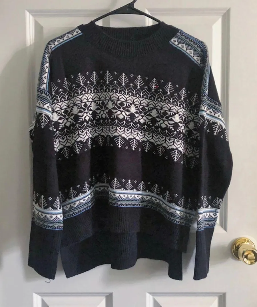 NWT Oversized Grandpa Holiday Christmas Sweater