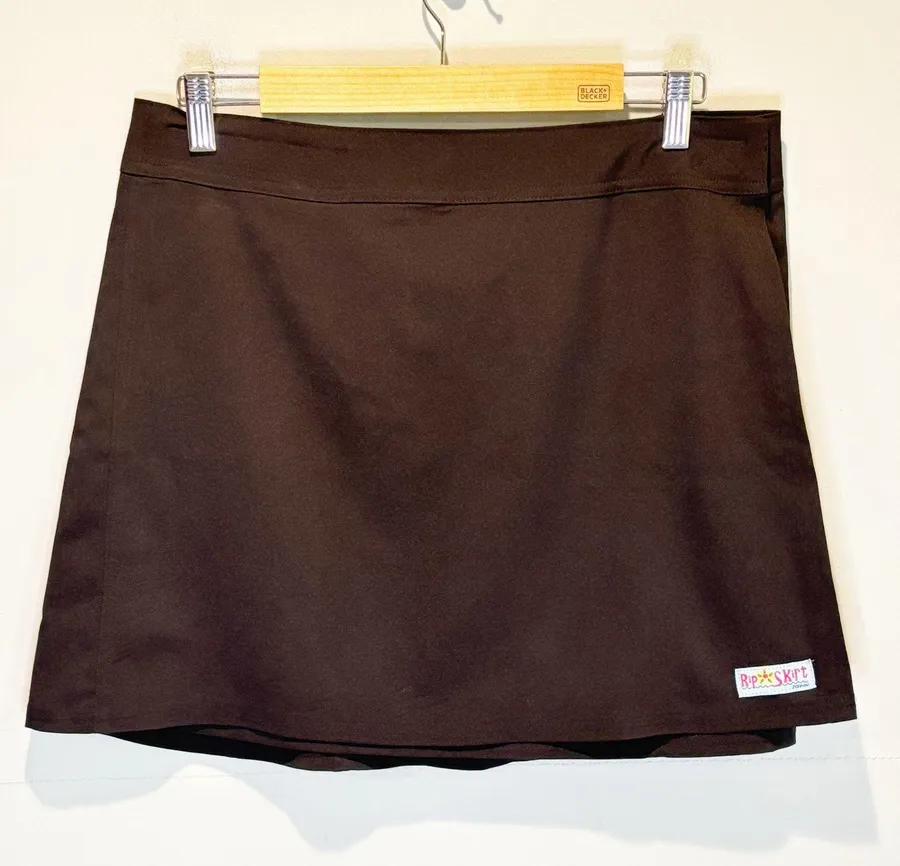 Rip Skirt Black Self