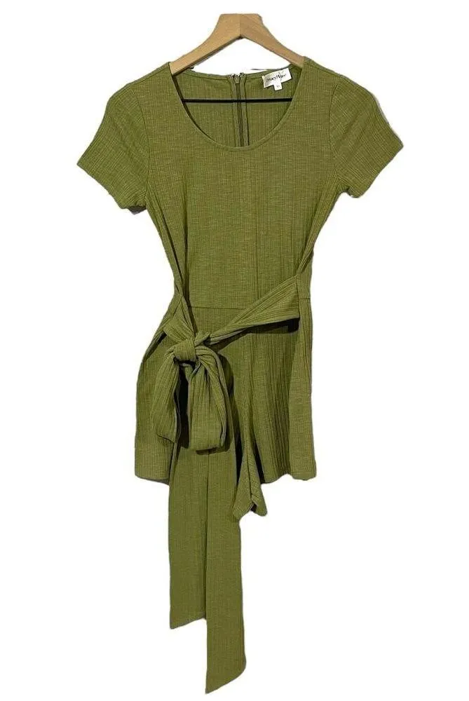 Privacy Please Madison Romper - Olive Green - XS