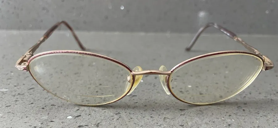 Laura Ashley Plum Pudding Eyeglass Frames ONLY 53-17-135 Oval Full rim