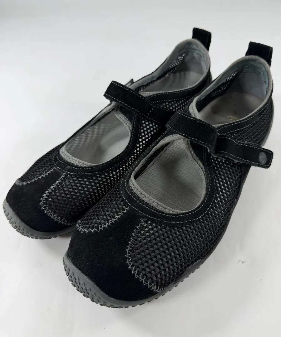 Merrell Circuit MJ Breeze Mary Jane Shoes Women’s 7.5 Black Mesh QForm