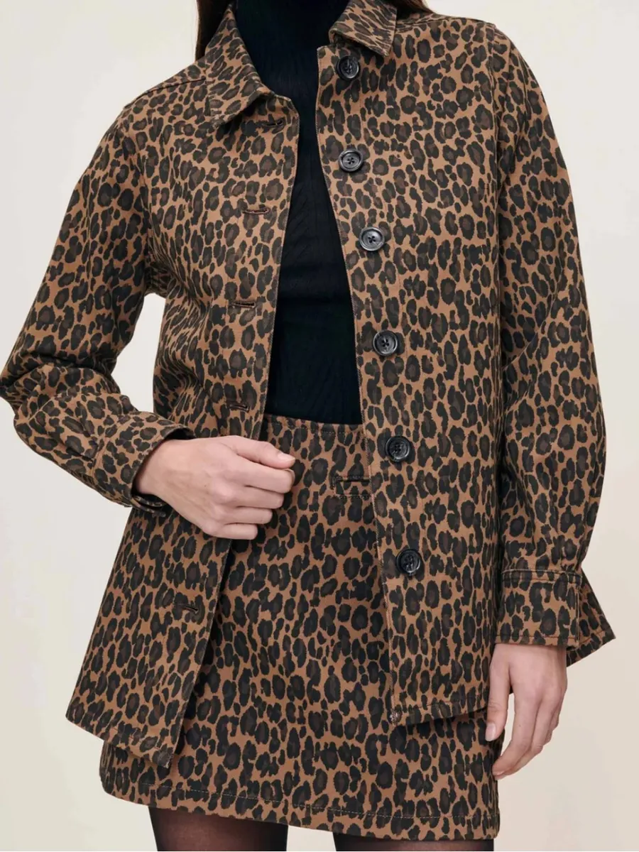 DL1961 Harloe Jacket, Leopard