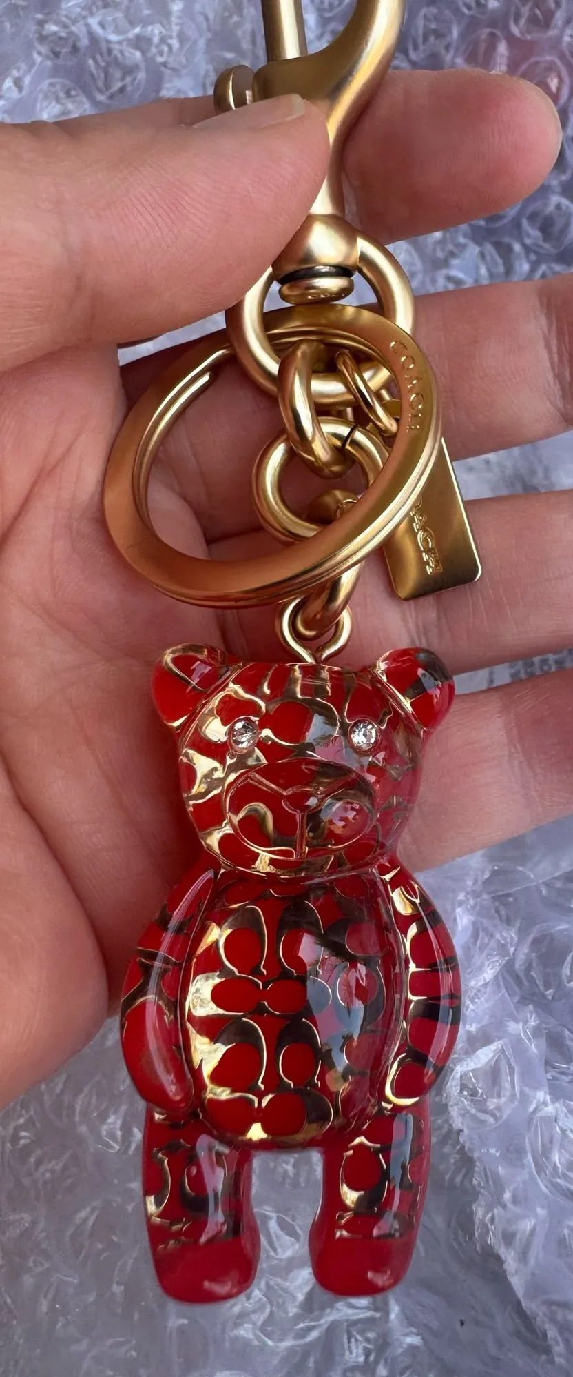 Coach BEAR BAG CHARM