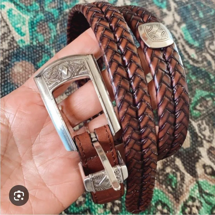 Brighton belt in brown leather 32 M/L like new