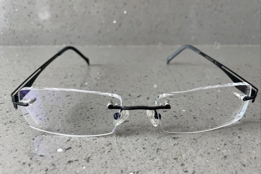 Eyebuydirect Lance rimless Rectangle Eyeglasses Frames ONLY 53