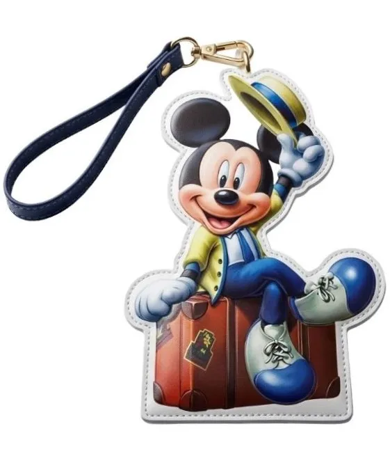 Tokyo Disney Resort Mickey Mouse Vacation Package Pass Holder Lanyard ID Case