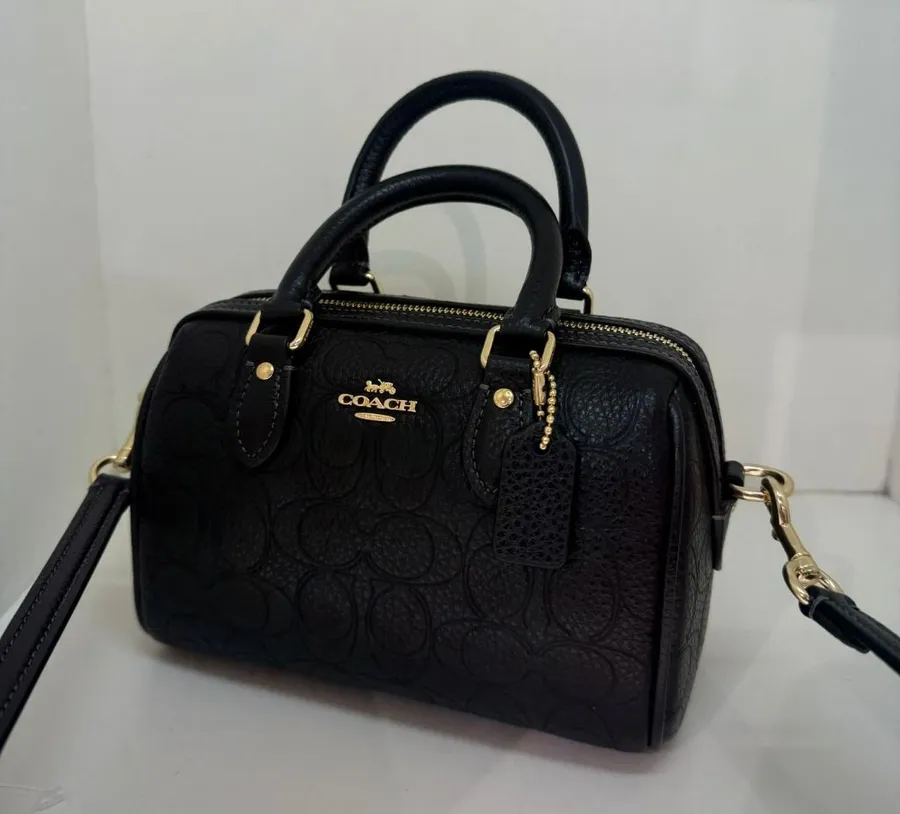 coach Mini Rowan Crossbody Bag In Signature Leather ccf28