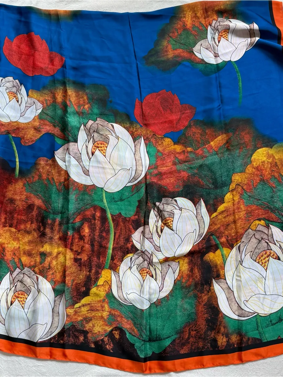 Floral Lotus Silk