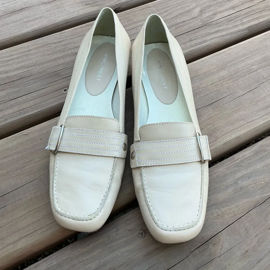 Nine West Women's leather Loafers☀️☀️