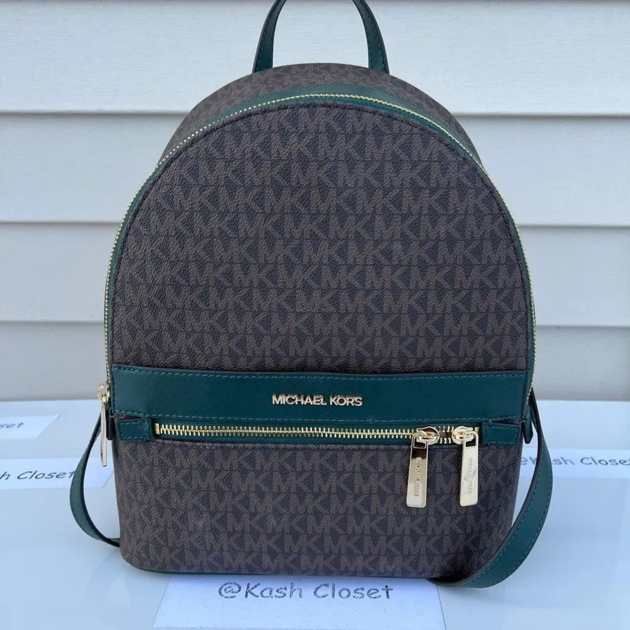 Michael Kors Racing Green Kenly Backpack