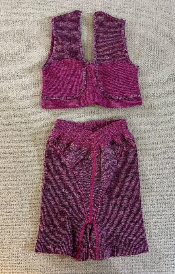 Arrondi Set in Fuchsia XS/S