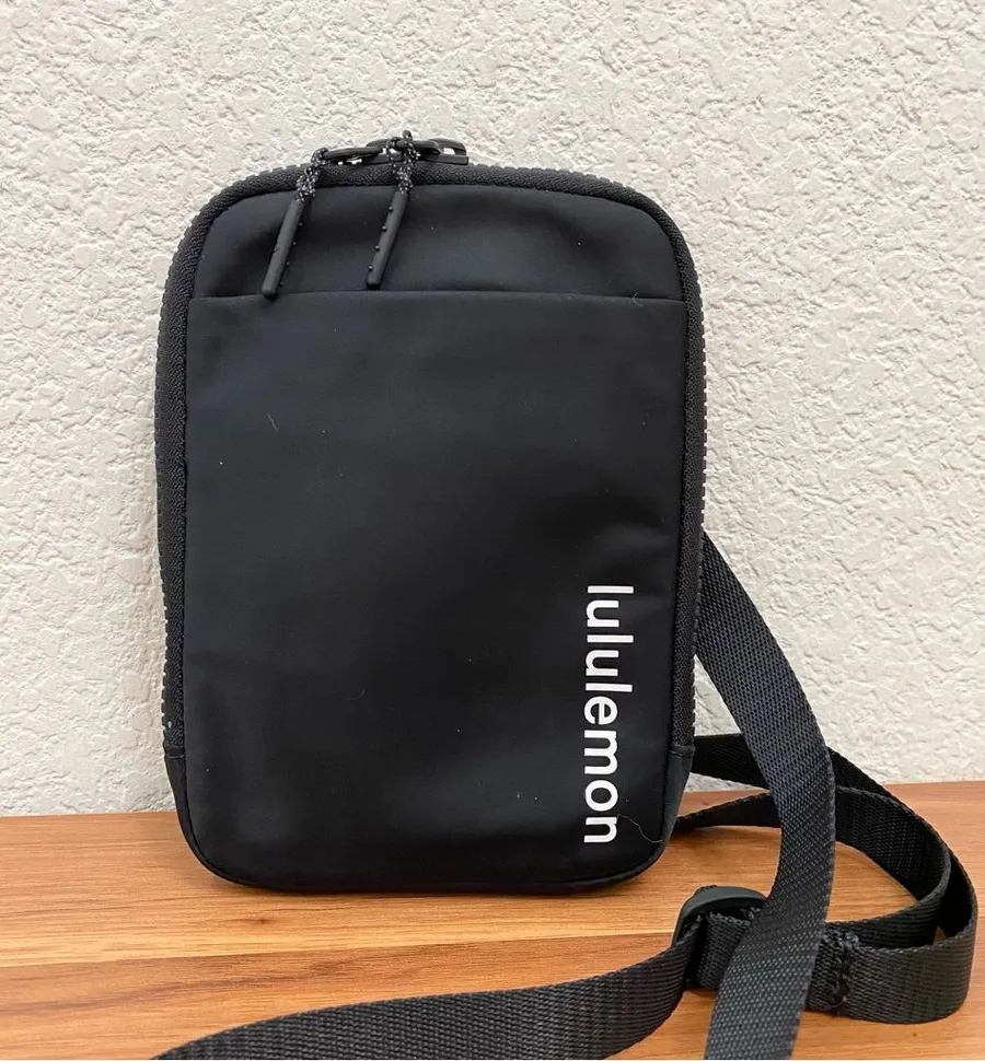 Athletica Black Easy Access Crossbody Bag