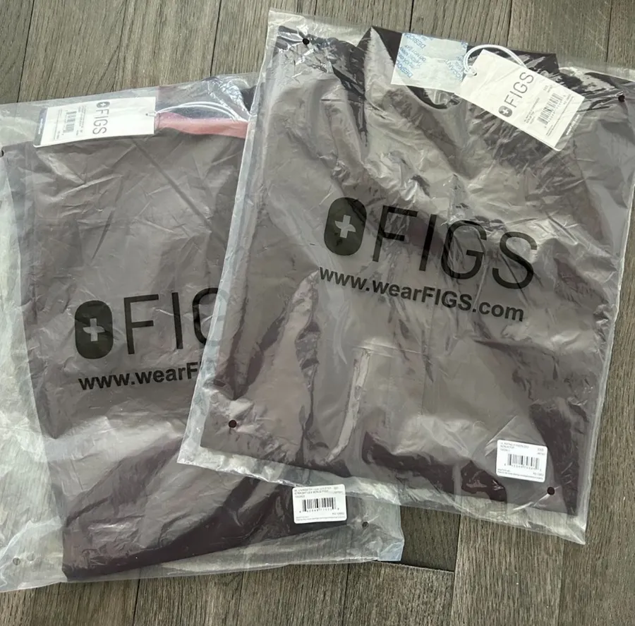 FIGS Espresso Scrubs Set | Rafaela XXS, High Waisted Livingston Small Petite S/P