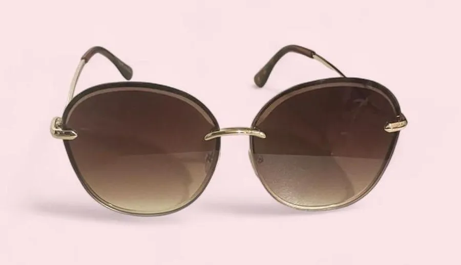 Round Gradient Brown Women’s Sunglasses