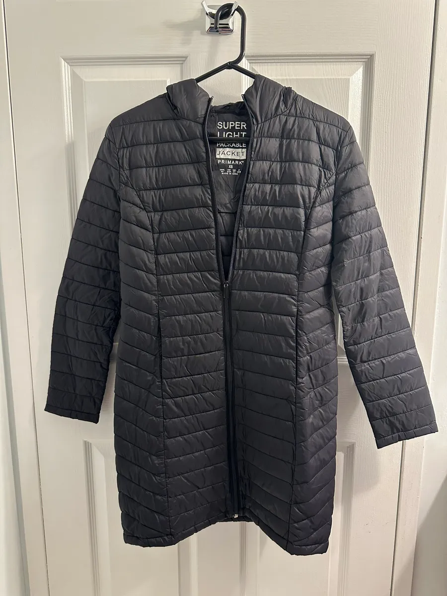 Black Super Light Packable Down Quilted Jacket