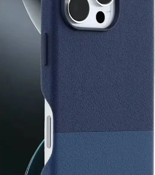 OtterBox iPhone 16 plus Statement Series Cactus Leather Case Blue