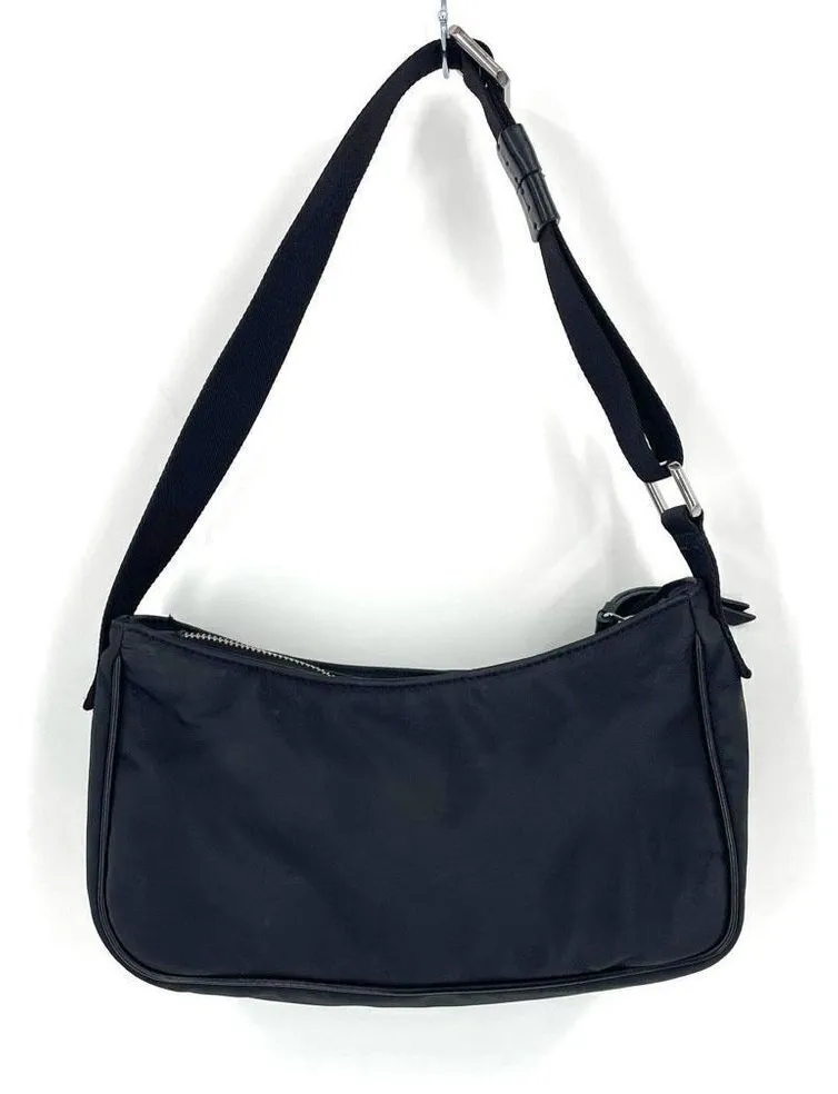 & Other Stories Women's Lined Top Zip Purse Shoulder Bag Navy Black Size Small