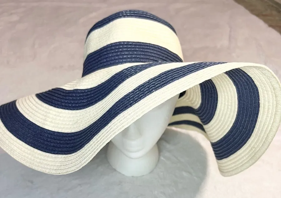Wide Brim Floppy Straw Sun Hat