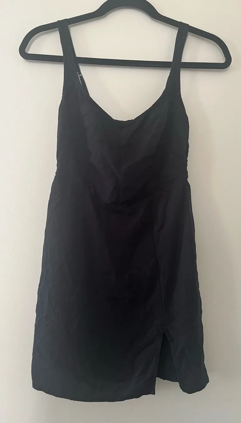 Abercrombie & Fitch Black Slip Mini Dress XS Loungewear Euro Summer